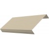 Ламель обратная 125 жалюзи Texas 0,45 Print Elite с пленкой Milky Wood TwinColor