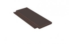 Половинчатая черепица Braas Тегалит темно-коричневый