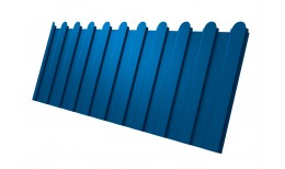 Профнастил С8A v02 фигурный Grand Line 0,45 PE с пленкой RAL 5005 сигнальный синий