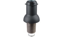 Элемент коньковый Krovent Pipe-Cone ИЗ 125 серый