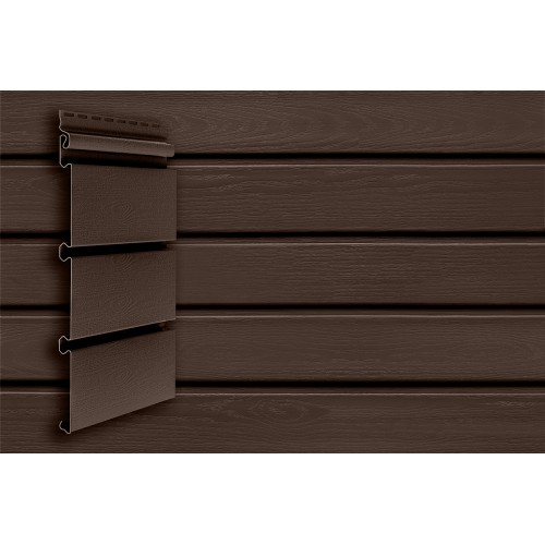 Сайдинг Архитектурный планкен Grand Line Acryl темный дуб (3,0м)