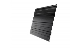 Профнастил C10R 0,5 Satin Matt RAL 9005 черный