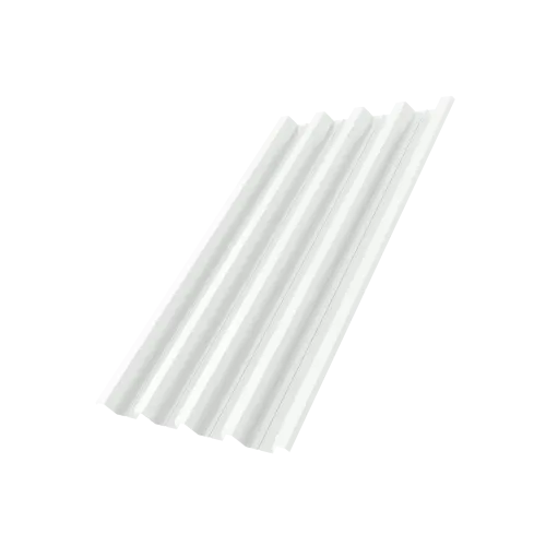 Профнастил Н60R v01 0,5 PE RAL 9003 сигнальный белый