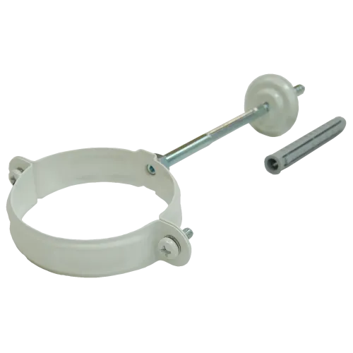 Хомут трубы 90 мм RAL 9003 сигнальный белый