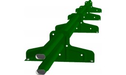 Снегозадержатель Стандарт Т4 d 40х20 RAL 6002 (3м)