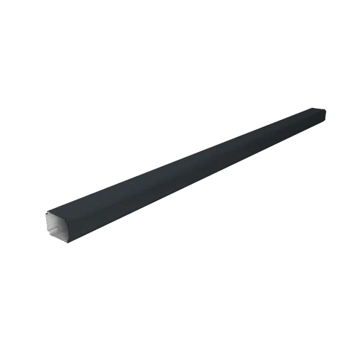 Труба гофрированная Vortex Lite Matt 76х102х3000мм RAL 7016 антрацитово-серый