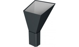 Воронка водосборная прямоугольная Vortex Lite Matt RAL 7016 антрацитово-серый