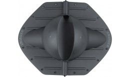 Элемент коньковый Krovent Pipe-Cone ИЗ 125 серый