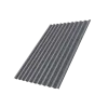Профнастил С21R 0,5 Satin с пленкой RAL 7004 сигнальный серый