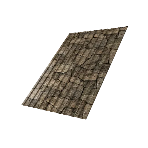 Профнастил С8A v02 Grand Line 0,45 Print Elite с пленкой King Stone TwinColor