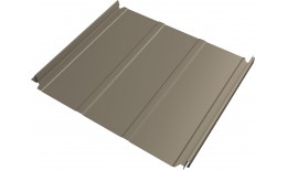 Кликфальц Double Pro Line Grand Line 0,45 ПЭ с пленкой на замках RAL 1015 светлая слоновая кость
