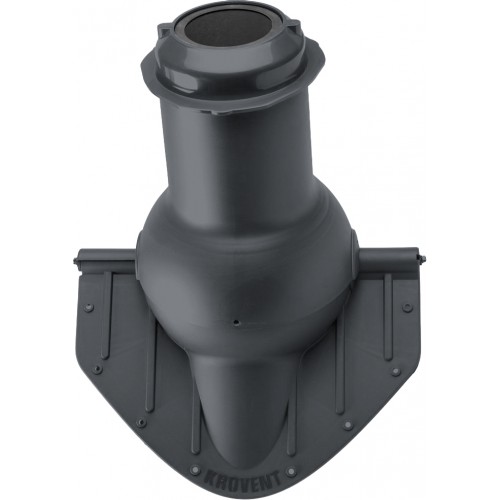 Элемент коньковый Krovent Pipe-Cone ИЗ 125 серый