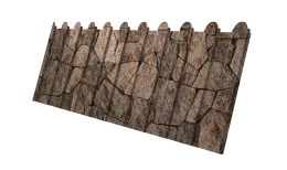 Профнастил С8A v02 фигурный Grand Line 0,45 Print Elite King Stone TwinColor