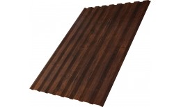 Профнастил С20A Grand Line 0,45 Print Premium с пленкой Cherry Wood Dark FTC