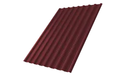Профнастил С20R 0,5 PE с пленкой RAL 3005 красное вино