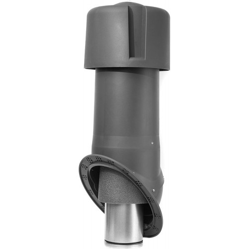 Комплект Krovent Seam 125 изолированный серый