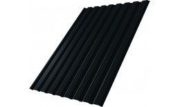 Профнастил С20A Grand Line 0,5 Satin Matt TX с пленкой RAL 7016 антрацитово-серый