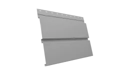 Софит металлический Квадро Брус без перфорации 0,5 Satin с пленкой RAL 7004 сигнальный серый