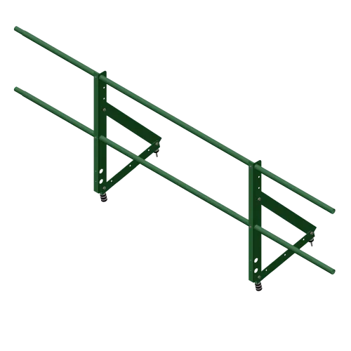 Ограждение кровельное Optima 0,65х2м RAL 6002