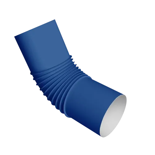 Колено стока трубы Vortex Проект 146мм RAL 5005 сигнальный синий