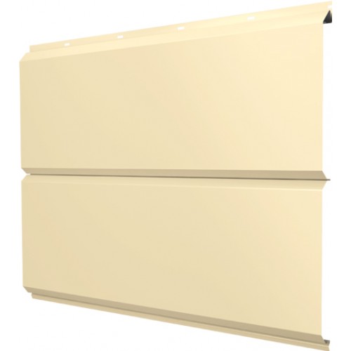 ЭкоБрус new 0,5 Satin с пленкой RAL 1015 светлая слоновая кость