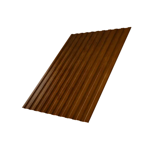 Профнастил С8A v01 0,4 Print Premium lite Golden Wood Intense F