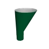 Воронка водосборная круглая Ø90 Vortex Микс матовый RAL 6005 зеленый мох