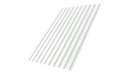 Профнастил С8B v03 0,45 PE RAL 9003 сигнальный белый