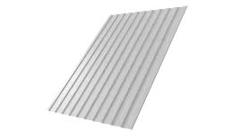 Профнастил С8A v03 0,45 PE с пленкой RAL 9003 сигнальный белый