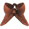 Элемент коньковый Krovent Pipe-Cone 125 ИЗ (выход вентиляции помещений) красно-коричневый