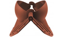 Элемент коньковый Krovent Pipe-Cone 125 ИЗ (выход вентиляции помещений) красно-коричневый