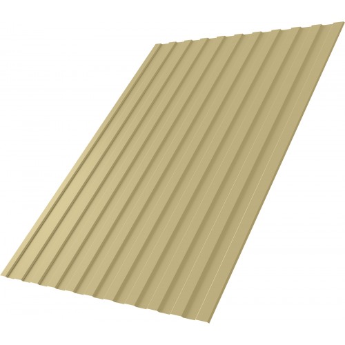 Профнастил С8A v03 Grand Line 0,4 PE с пленкой RAL 1014 слоновая кость