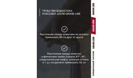 Комплект Труб ПВХ Grand Line 1,5м белый (RAL 9003) 2 шт