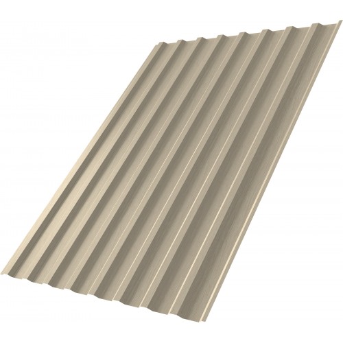 Профнастил С20B Grand Line 0,45 Print Elite с пленкой Milky Wood TwinColor