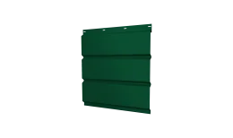 Софит металлический центральная перфорация 0,45 Drap TX с пленкой RAL 6005 зеленый мох