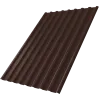 Профнастил С20R Grand Line 0,4 ПЭ матовый с пленкой RAL 8017 шоколад