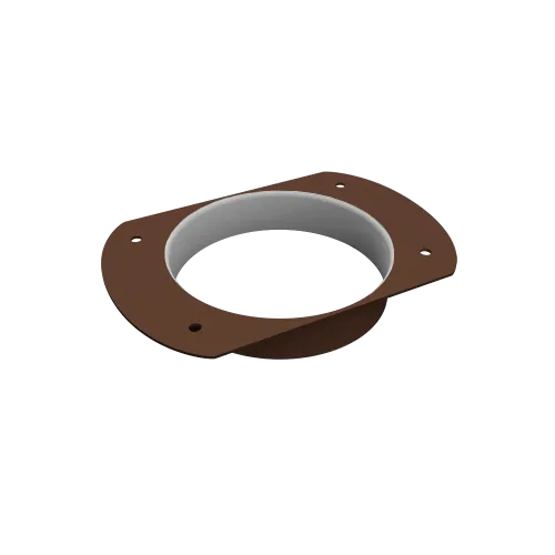 Приемник воды круглый Vortex Микс матовый RAL 8017 шоколад