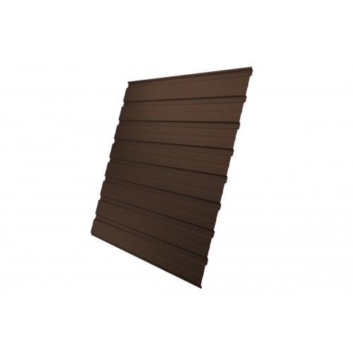 Профнастил C10B 0,5 Rooftop Бархат RAL 8017 шоколад