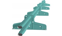 Снегозадержатель Стандарт Т4 d 40х20 RAL 6027 (3м)