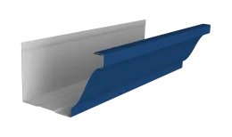 Желоб прямоугольный Vortex в2 130мм 3м RAL 5002 ультрамариново-синий