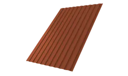 Профнастил С8B v03 0,5 Satin RAL 8004 терракота