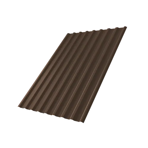 Профнастил С20R 0,7 PE lite RAL 8017 шоколад