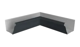 Угол желоба внутренний Vortex Lite Matt 130мм NEW RAL 7016 антрацитово-серый