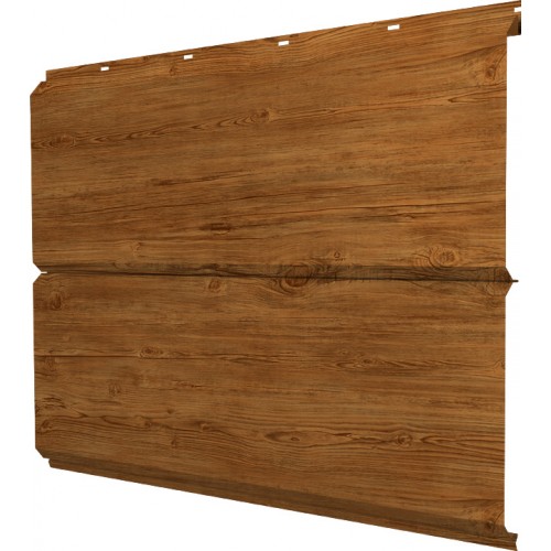 ЭкоБрус new 0,45 Print Elite с пленкой Golden Wood TwinColor