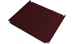 Кликфальц Double Pro Line Grand Line 0,5 ПЭ с пленкой на замках RAL 3005 красное вино
