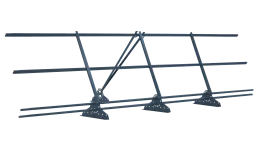 Ограждение кровельное со снегозадержателем на фальц GL 0,9х3 RAL 5014