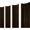 Штакетник П-образный В с прямым резом 0,45 Print Elite Antique Wood TwinColor