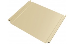 Кликфальц Double Pro Grand Line 0,45 ПЭ с пленкой на замках RAL 1015 светлая слоновая кость
