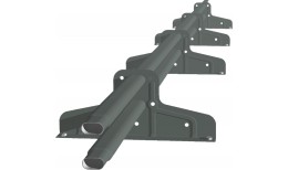 Снегозадержатель Стандарт Т4 d 40х20 RAL 7005 (3м)