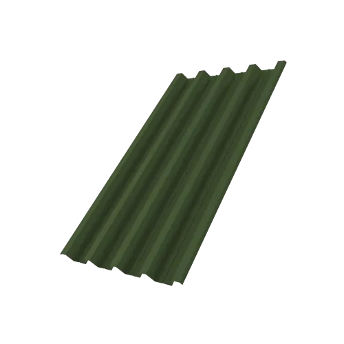 Профнастил Н60R v01 0,5 Satin Matt TX RAL 6020 хромовая зелень